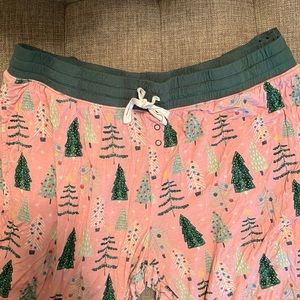 Little Sleepies Pink Twinkling Trees Womens Pajamas Joggers as large